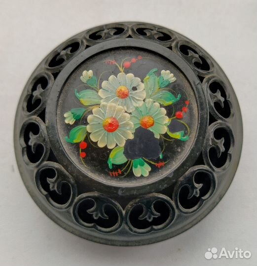 Шкатулочка круглая маленькая