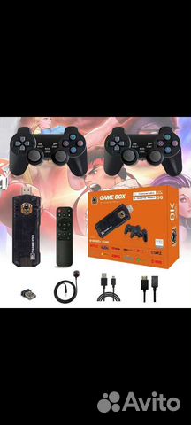 Игровая приставка консоль портативная/2 джойстика