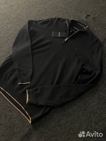 Свитер полузамок Emporio Armani темный мужской