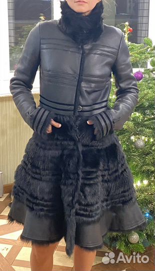 Дубленка натуральная 44