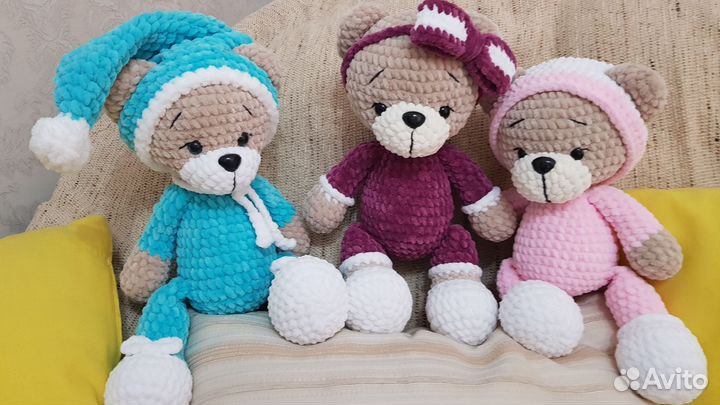 Плюшевый мишка ручной работы