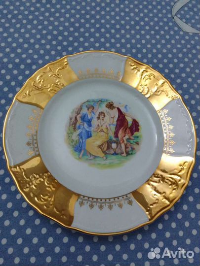 Тарелка Мадонна 3грации, Бернадот