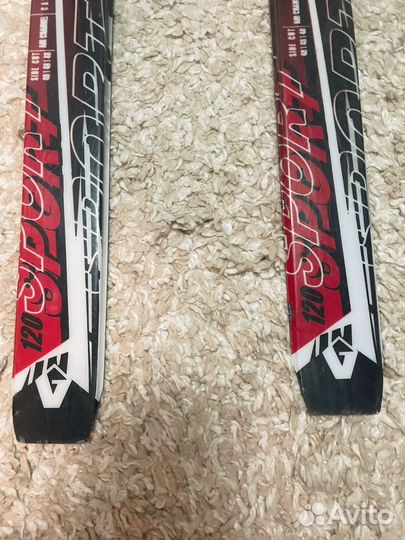 Лыжи беговые детские 120см