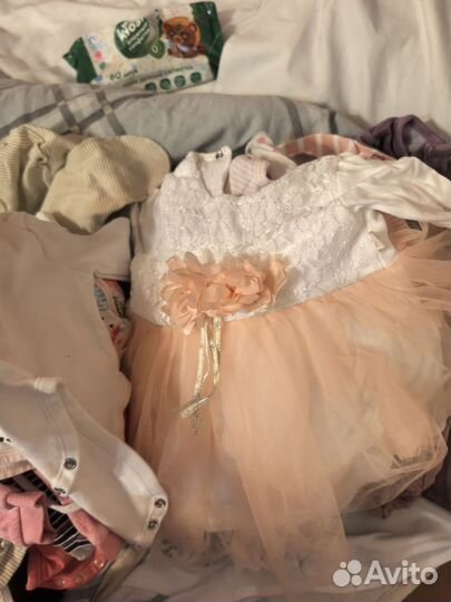 Детские вещи пакетом на девочку 56 62