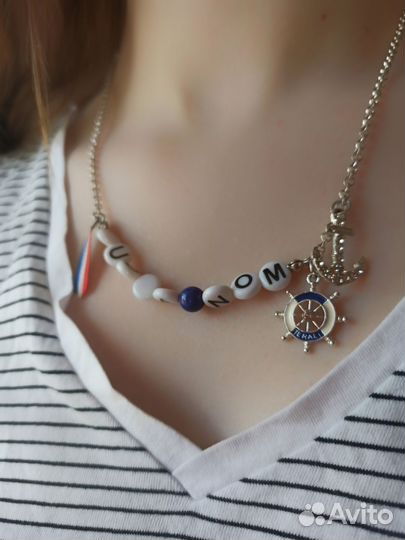 Колье и серьги diva, морская коллекция