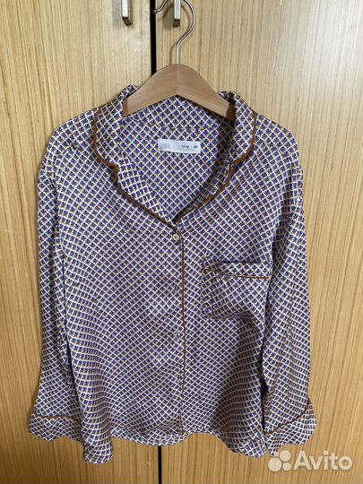 Рубашка zara для девочки 152