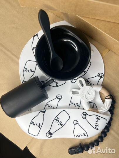 Детская посуда для кормления силиконовая