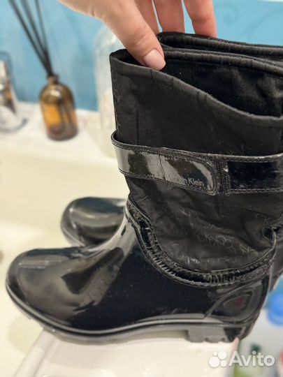 Calvin klein сапоги детские резиновые