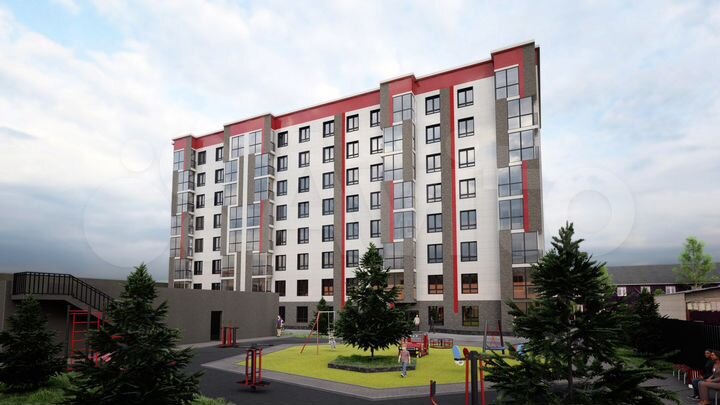 2-к. квартира, 76,1 м², 1/8 эт.