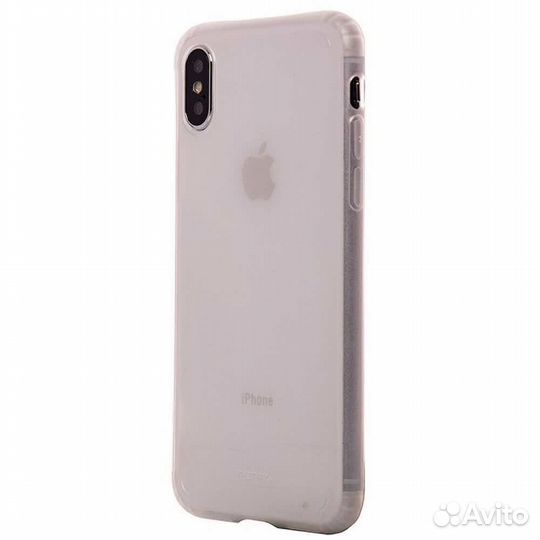 Чехол Remax Lottery для iPhone X, Xs белый матовый