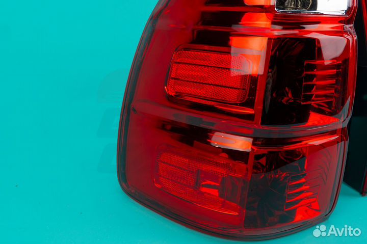 Стопы Land Cruiser Prado 120 2002-2009г Красные