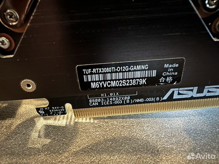 Видеокарта Asus tuf 3080Ti