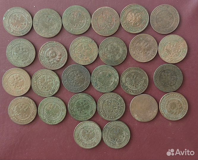 Серебряные монеты ри и значки