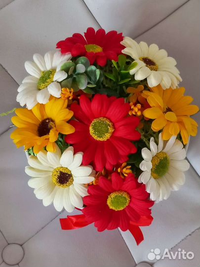 Букет цветов из мыла