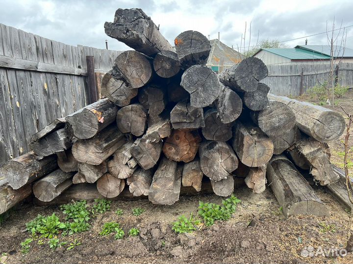 Бревно б/у на дрова бесплатно самовывоз