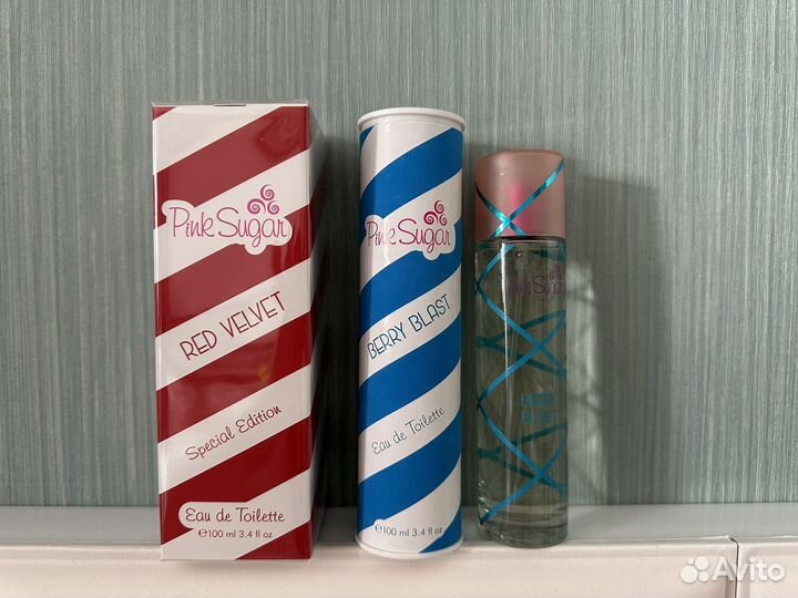 Pink sugar Aqualina Red velvet berry blast