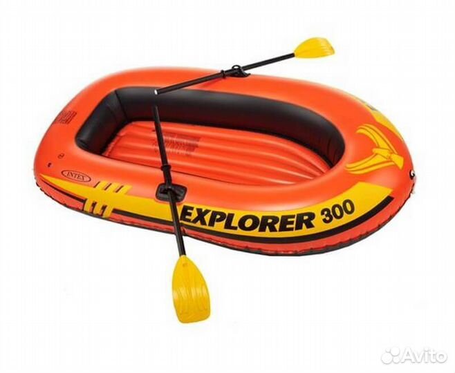 Надувная лодка explorer 300 SET intex