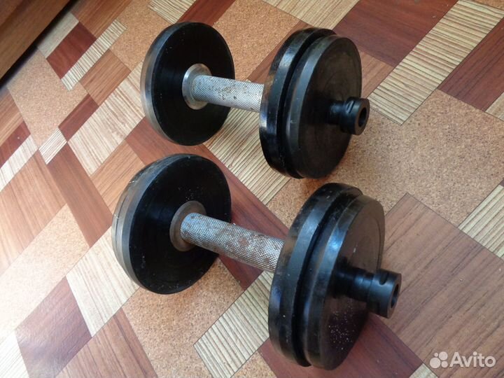 Гантели разборные, б/у (10 кг)