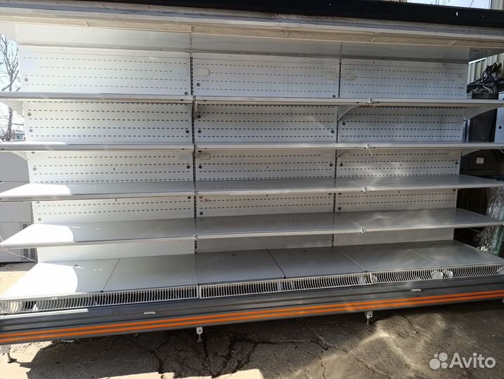 Холодильная горка витрина обслуженная