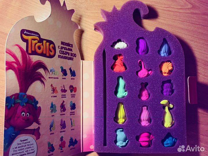 Ластики Тррлли с пеналом