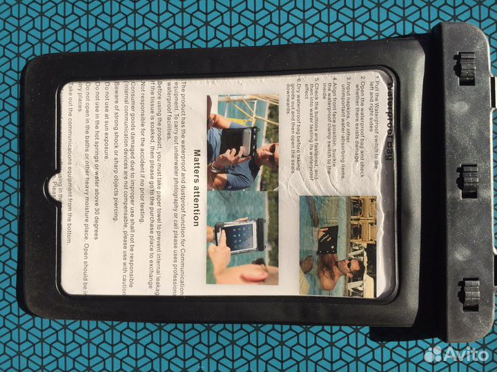 Водонепроницаемый чехол на iPad