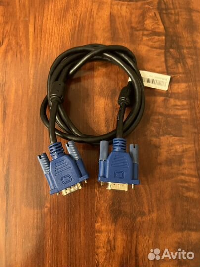 Видеокабель VGA - 1,5 м черный