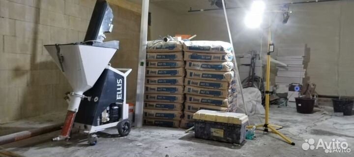 Машинная штукатурка стен