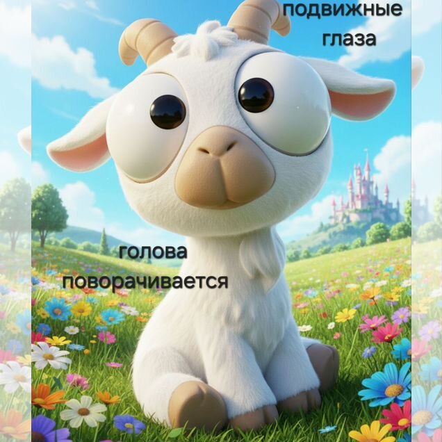Козленок глупышок, Эмоции, арт объект, декор