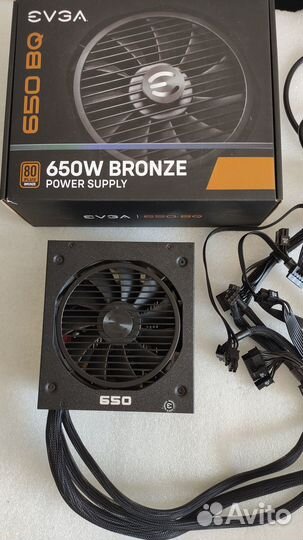 Блок питания evga 650W BQ 80+ Bronze