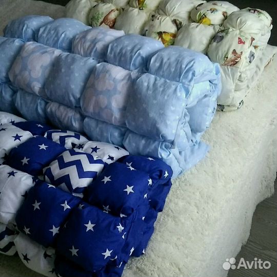 Одеяла бом бон, бортики, постельные принадлежности