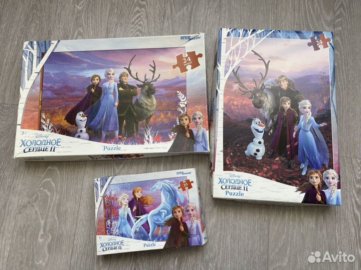 Пазлы пакетом «Холодное сердце» maxi