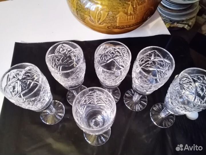 Рюмка Гусь Хрустальный СССР хрусталь