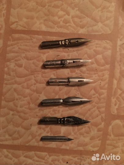 Перья шрифтовые