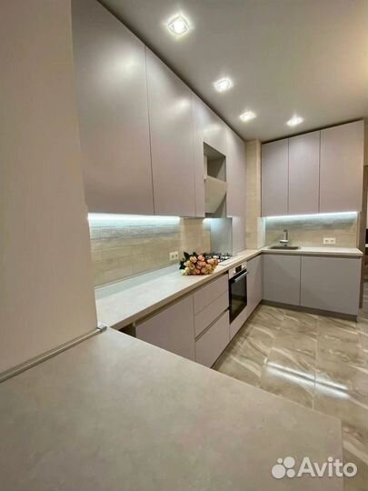 Прямая кухня на заказ. Производство