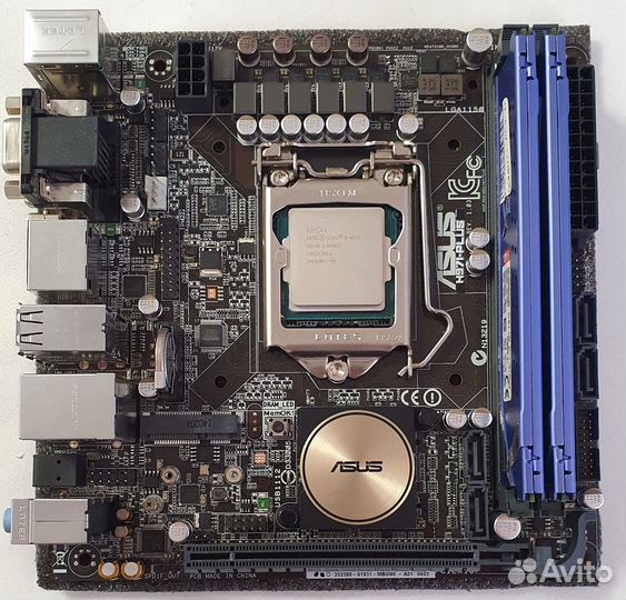 Комплект Mini-ITX Asus H97i-plus/i5-4670/8gb ddr3
