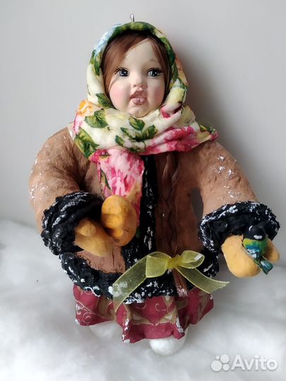 Ватные елочные игрушки