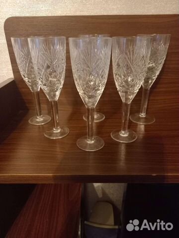 Фужеры хрустальные СССР