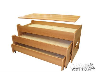 Кровать трехместная