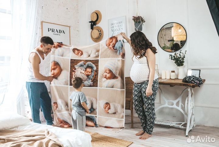 Плед с фото 200х220