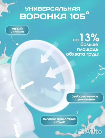 Молокоотсос электрический двойной