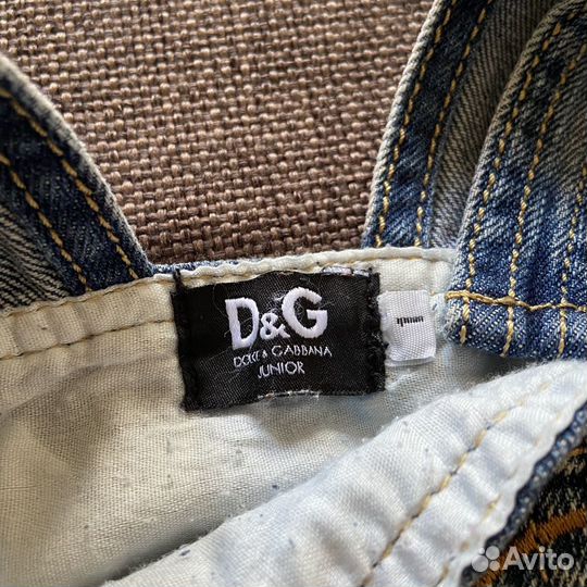 Джинсовый комбинезон D&G