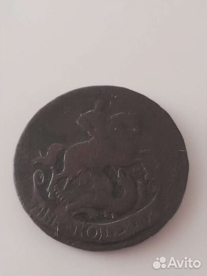 2 копейки 1766 года мм, Екатерина2