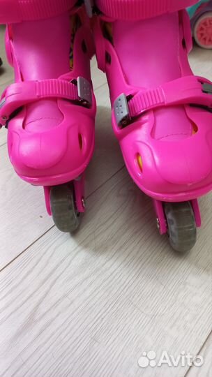 Роликовые коньки раздвижные 30-33 kreiss