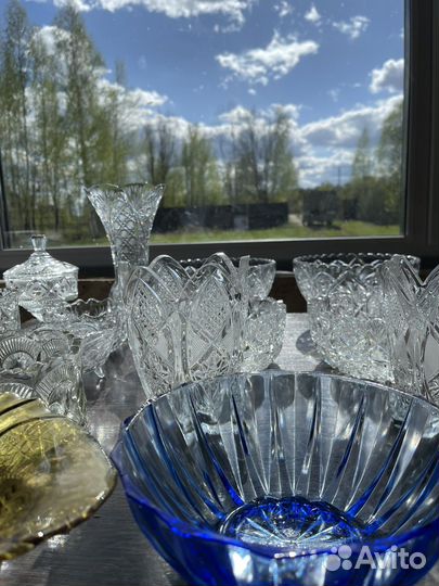 Хрустальные салатники вазы СССР