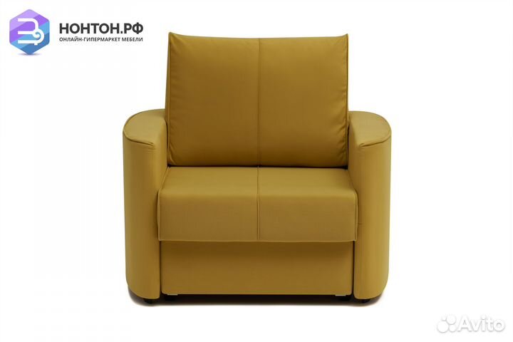Кресло еврокнижка Колибри горчичное