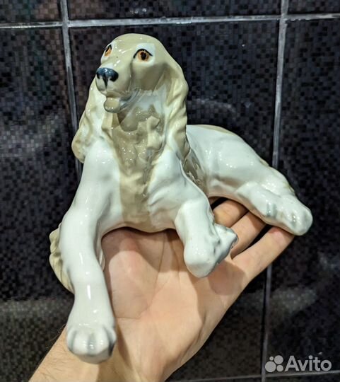 Фарфоровая Статуэтка Собака Спаниель