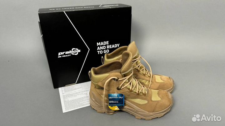 Ботинки striker MID Prabos, цвет Desert с кевларов