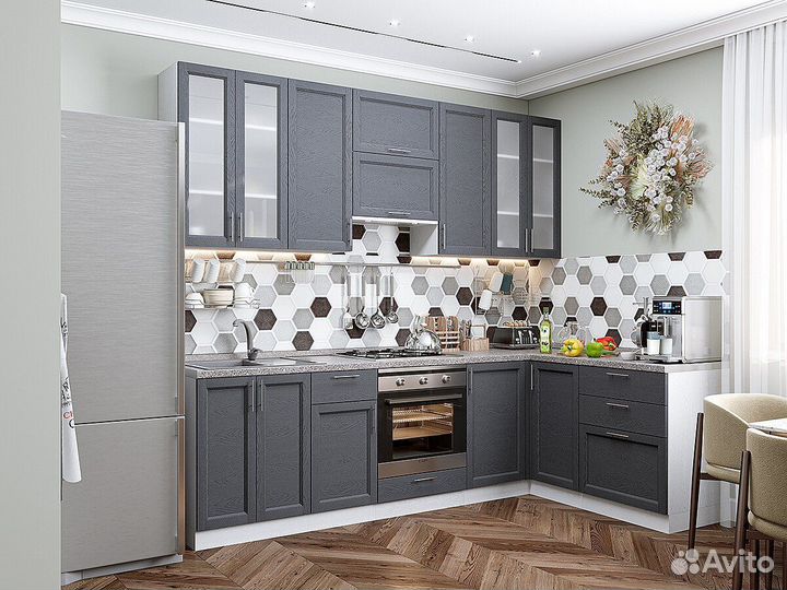 Кухня угловая Стокгольм-102