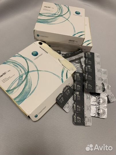 Линзы однодневные -4.25 Clariti 1 day 286шт