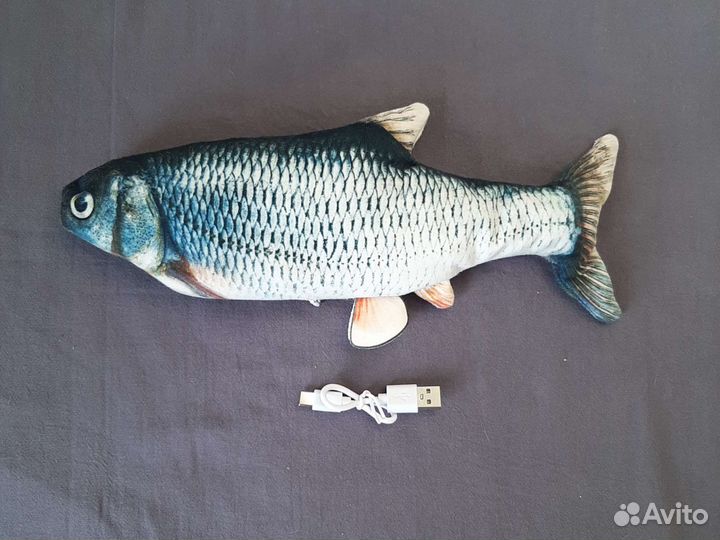 Игрушки для кошек живая рыба